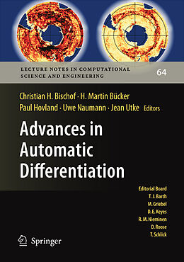 Kartonierter Einband Advances in Automatic Differentiation von 