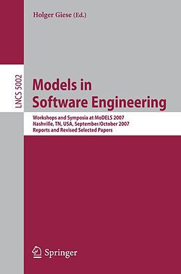 E-Book (pdf) Models in Software Engineering von Holger Giese