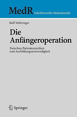 E-Book (pdf) Die Anfängeroperation von Rolf Mehringer