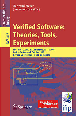 E-Book (pdf) Verified Software: Theories, Tools, Experiments von 