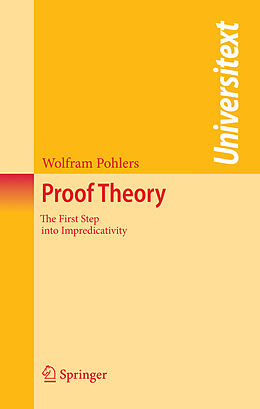 E-Book (pdf) Proof Theory von Wolfram Pohlers