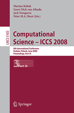 Kartonierter Einband Computational Science - ICCS 2008 von 