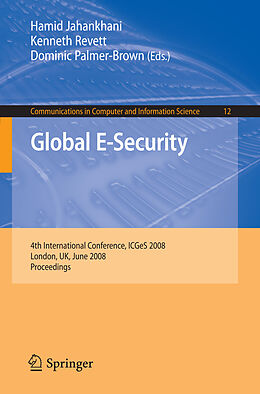 Couverture cartonnée Global E-Security de 