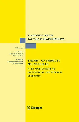 E-Book (pdf) Theory of Sobolev Multipliers von Vladimir Maz'ya, Tatyana O. Shaposhnikova