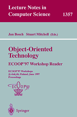 E-Book (pdf) Object-Oriented Technology: ECOOP '97 Workshop Reader von 