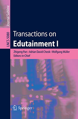 Kartonierter Einband Transactions on Edutainment I von 