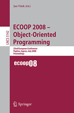 Kartonierter Einband ECOOP 2008 - Object-Oriented Programming von 