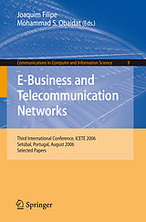 E-Book (pdf) E-Business and Telecommunication Networks von Joaquim Filipe, Mohammad S. Obaidat