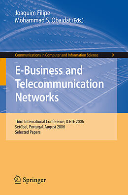 eBook (pdf) E-Business and Telecommunication Networks de Joaquim Filipe, Mohammad S. Obaidat
