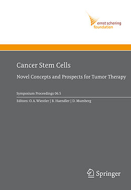 Livre Relié Cancer Stem Cells de 