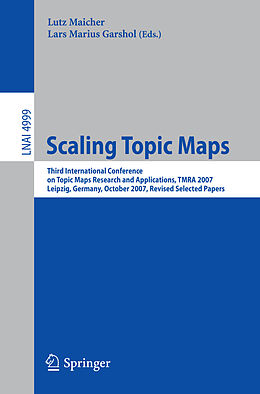 Kartonierter Einband Scaling Topic Maps von 