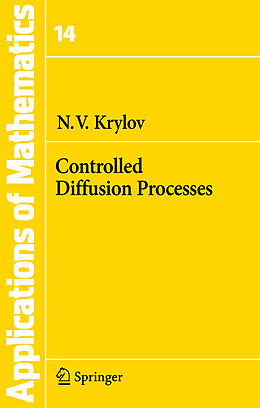 Couverture cartonnée Controlled Diffusion Processes de N. V. Krylov