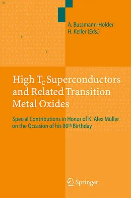 E-Book (pdf) High Tc Superconductors and Related Transition Metal Oxides von Annette Bussmann-Holder, Hugo Keller