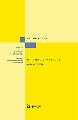 eBook (pdf) Optimal Transport de Cédric Villani