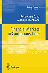 E-Book (pdf) Financial Markets in Continuous Time von Rose-Anne Dana, Monique Jeanblanc