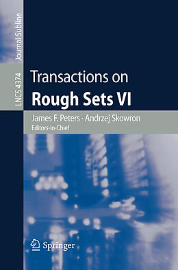 Kartonierter Einband Transactions on Rough Sets VI von 
