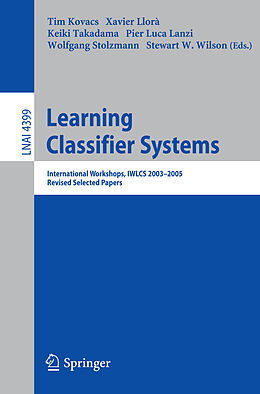eBook (pdf) Learning Classifier Systems de 