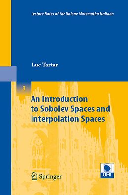 eBook (pdf) An Introduction to Sobolev Spaces and Interpolation Spaces de Luc Tartar