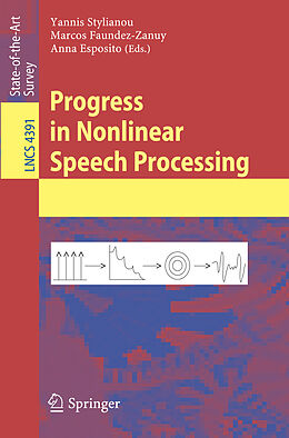 Kartonierter Einband Progress in Nonlinear Speech Processing von 