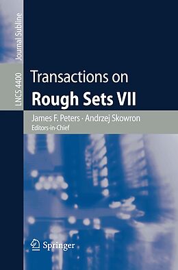 E-Book (pdf) Transactions on Rough Sets VII von 