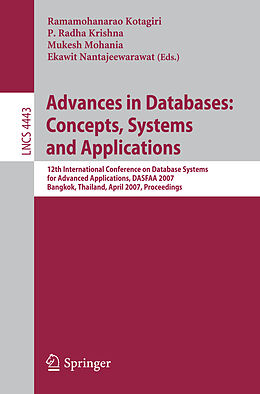 Kartonierter Einband Advances in Databases: Concepts, Systems and Applications von 