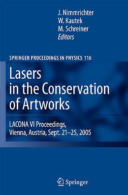 Fester Einband Lasers in the Conservation of Artworks von 