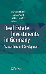 eBook (pdf) Real Estate Investments in Germany de Michael Mütze, Thomas Senff, Jutta C. Möller