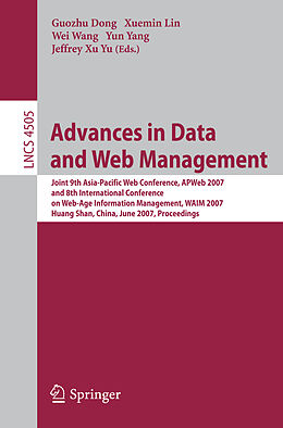 Kartonierter Einband Advances in Data and Web Management von 