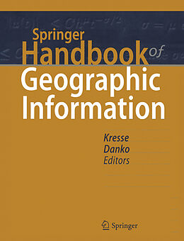 Livre Relié Springer Handbook of Geographic Information de 