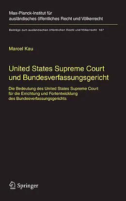 E-Book (pdf) United States Supreme Court und Bundesverfassungsgericht von Marcel Kau