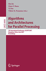 Couverture cartonnée Algorithms and Architectures for Parallel Processing de 