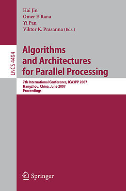 eBook (pdf) Algorithms and Architectures for Parallel Processing de 