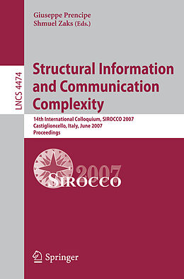 Kartonierter Einband Structural Information and Communication Complexity von 