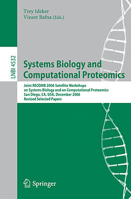 Kartonierter Einband Systems Biology and Computational Proteomics von 