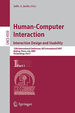 E-Book (pdf) Human-Computer Interaction. Interaction Design and Usability von 