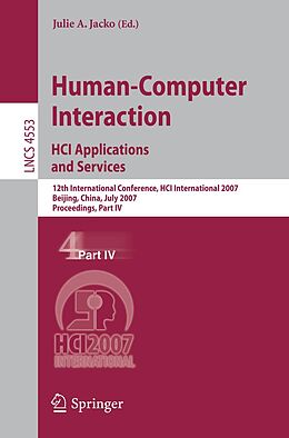 E-Book (pdf) Human-Computer Interaction. HCI Applications and Services von 