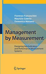 eBook (pdf) Management by Measurement de Fiorenzo Franceschini, Maurizio Galetto, Domenico Maisano