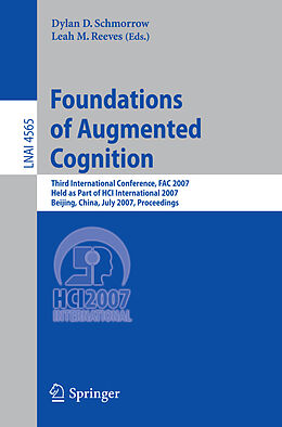 Kartonierter Einband Foundations of Augmented Cognition von 