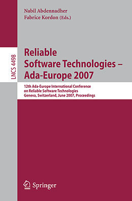 Kartonierter Einband Reliable Software Technologies - Ada-Europe 2007 von 