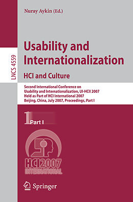 E-Book (pdf) Usability and Internationalization. HCI and Culture von 