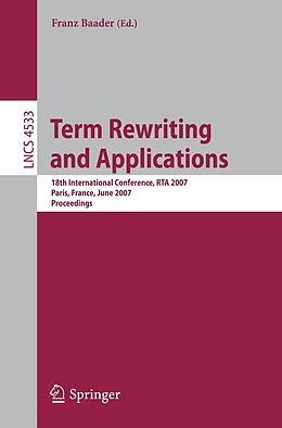 E-Book (pdf) Term Rewriting and Applications von 