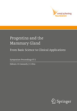 Livre Relié Progestins and the Mammary Gland de 