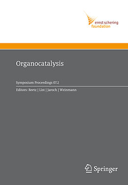 Livre Relié Organocatalysis de 