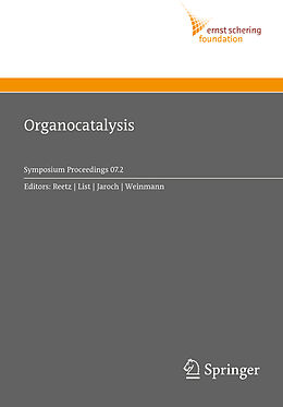 eBook (pdf) Organocatalysis de MT Reetz, B. List, S. Jaroch