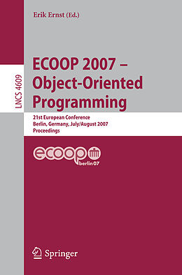Kartonierter Einband ECOOP - Object-Oriented Programming von 