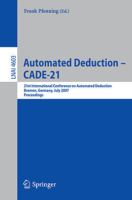 Kartonierter Einband Automated Deduction - CADE-21 von 