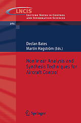 Couverture cartonnée Nonlinear Analysis and Synthesis Techniques for Aircraft Control de 