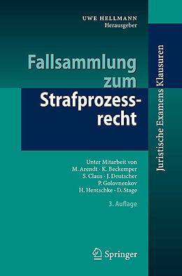 E-Book (pdf) Fallsammlung zum Strafprozessrecht von M. Arendt, K. Beckemper, S. Claus