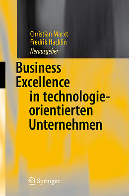 Fester Einband Business Excellence in technologieorientierten Unternehmen von 