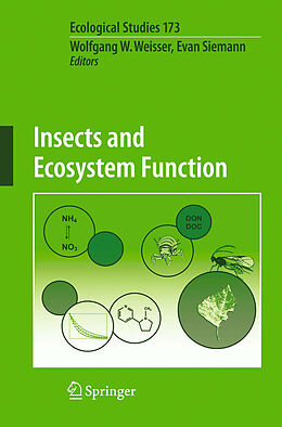 Kartonierter Einband Insects and Ecosystem Function von 